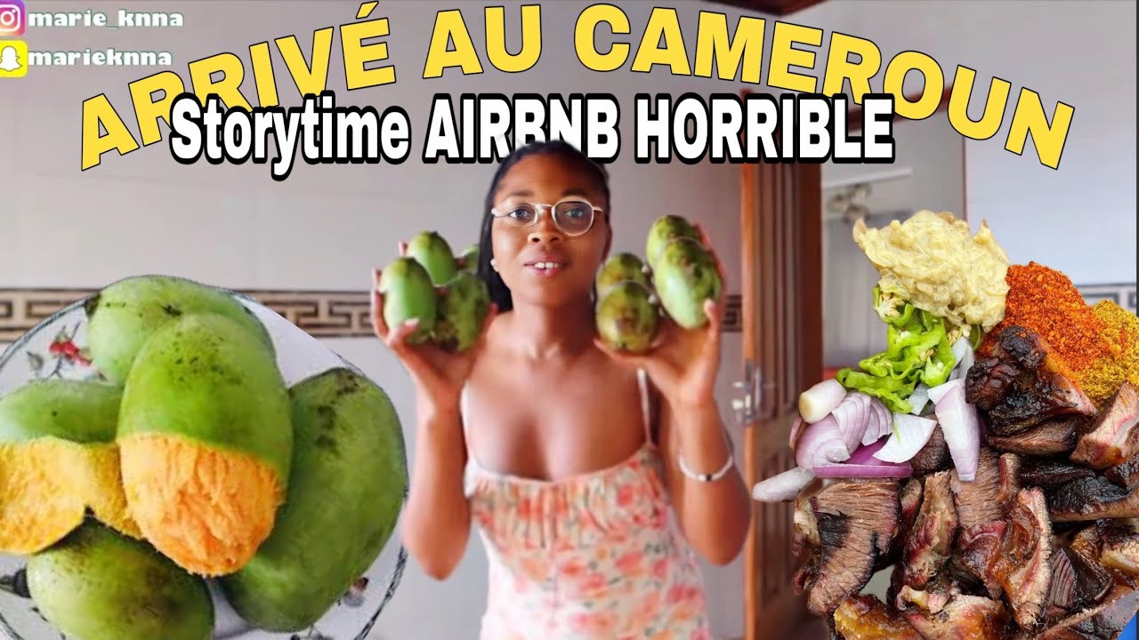 ARRIVÉ AU CAMEROUN ( visite 1er airbnb , une catastrophe, 1er courses + storytime EPISODE 2.