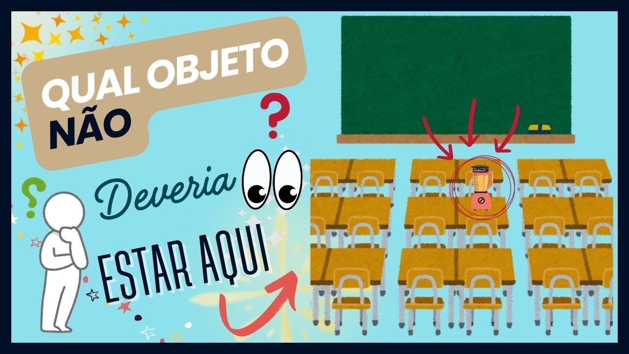 Qual Objeto NÃO Deveria Estar Aqui? Teste Sua Atenção!