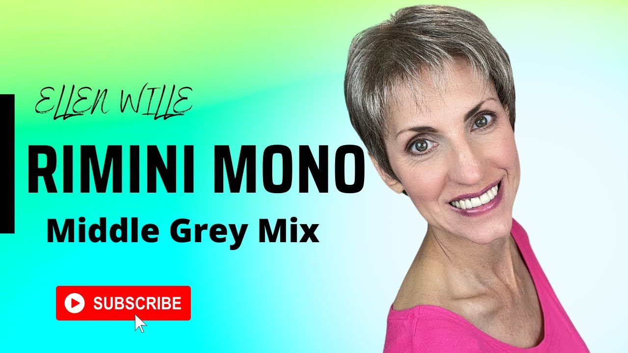 Ellen Wille RIMINI MONO Middle Grey Mix Wig Review! NEW Style & Color!