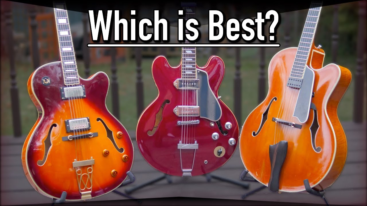 3 типа джазовых гитар Archtop, которые вам нужно знать