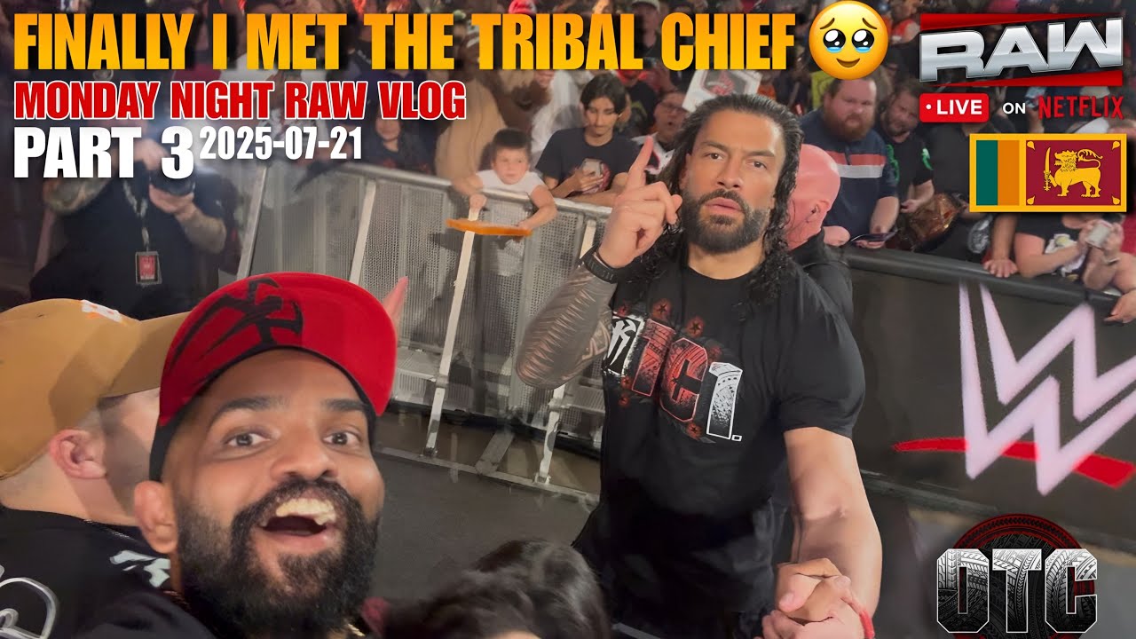 I MET THE OTC AT WWE RAW! ☝🏼 Roman Reigns Returns to Houston! Full Segment & Selfie | Part 3