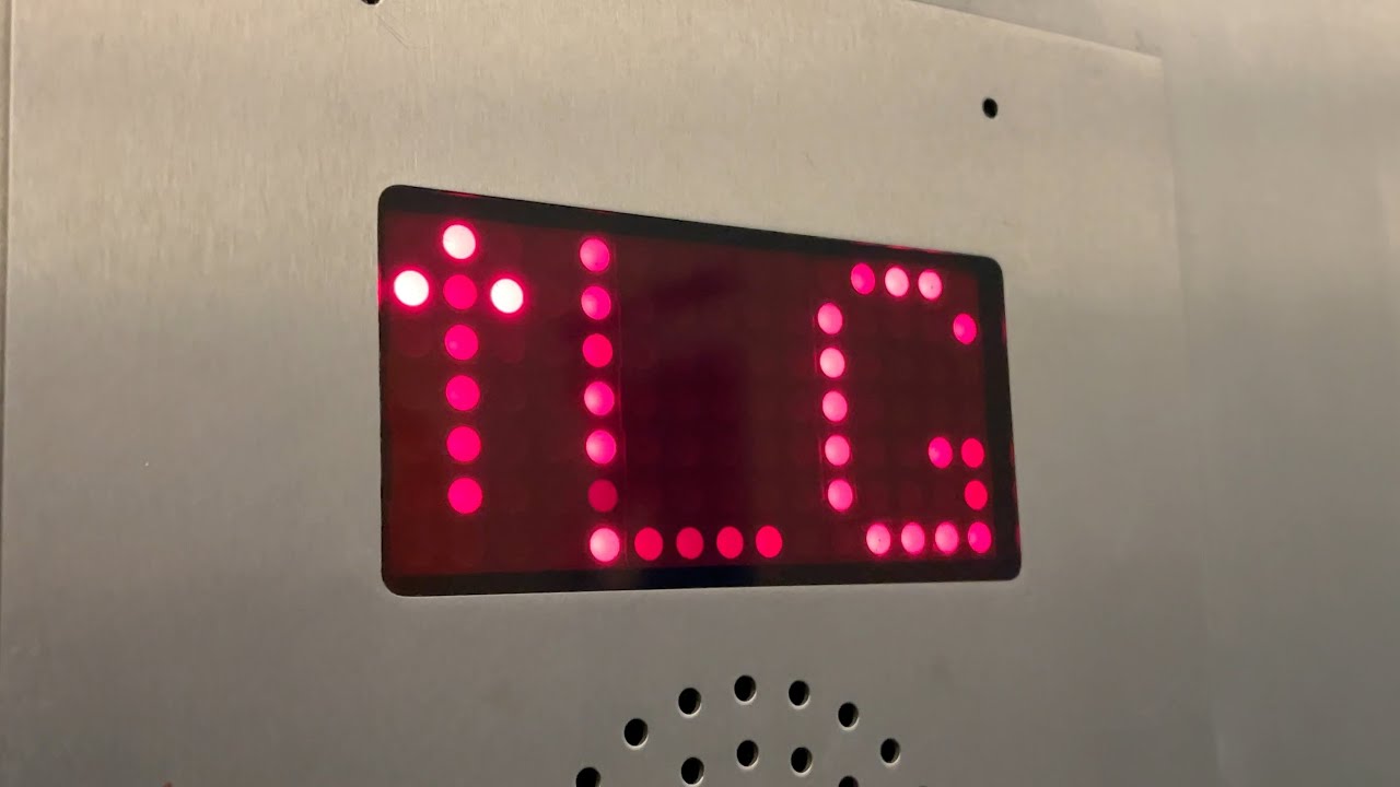 Old Dewhurst Voice! Unbranded lift/elevator at the SKETCHY Cadogan Square Car Park in Glasgow