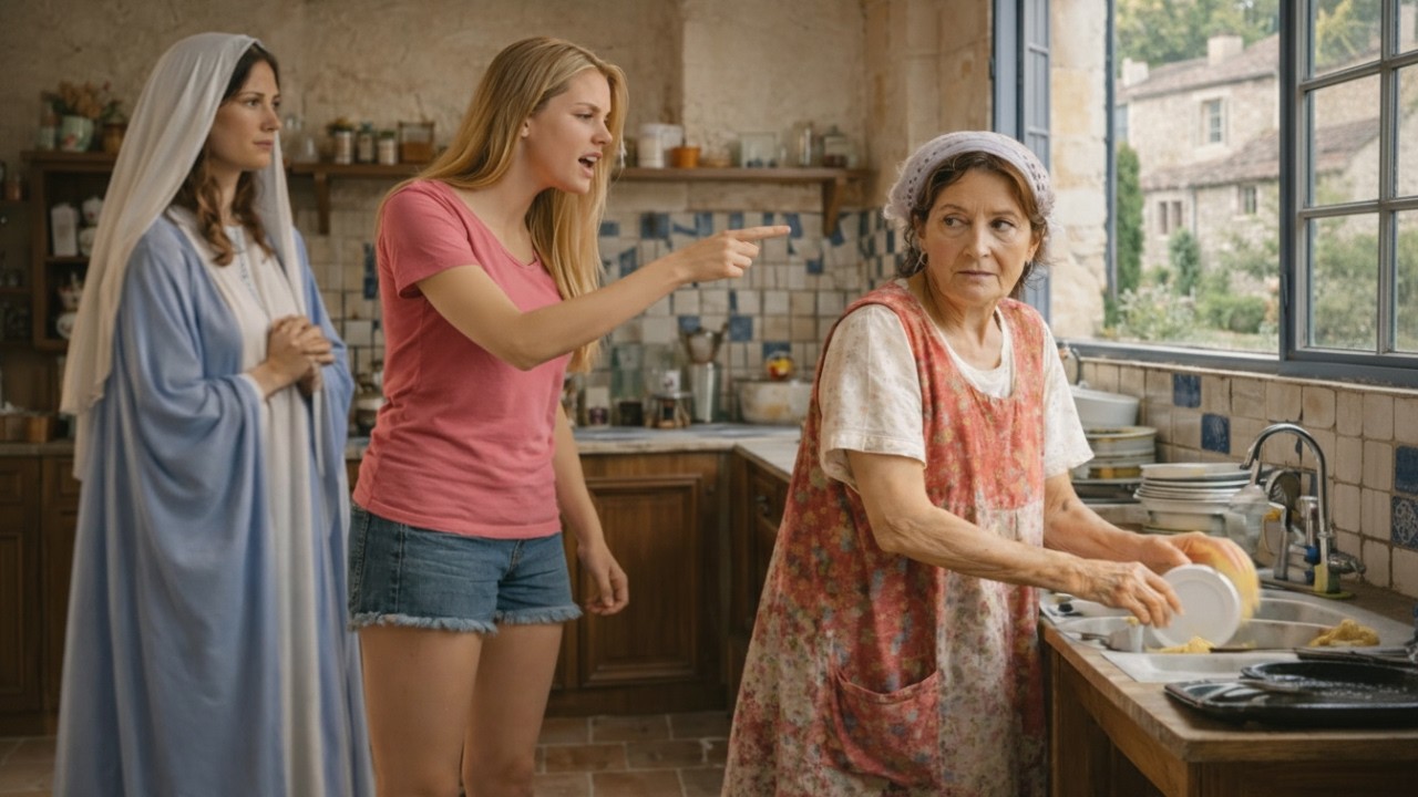 « Tu es une vieille pauvresse »— dit la petite-fille à sa grand-mère… jusqu’à ce que la Vierge Marie