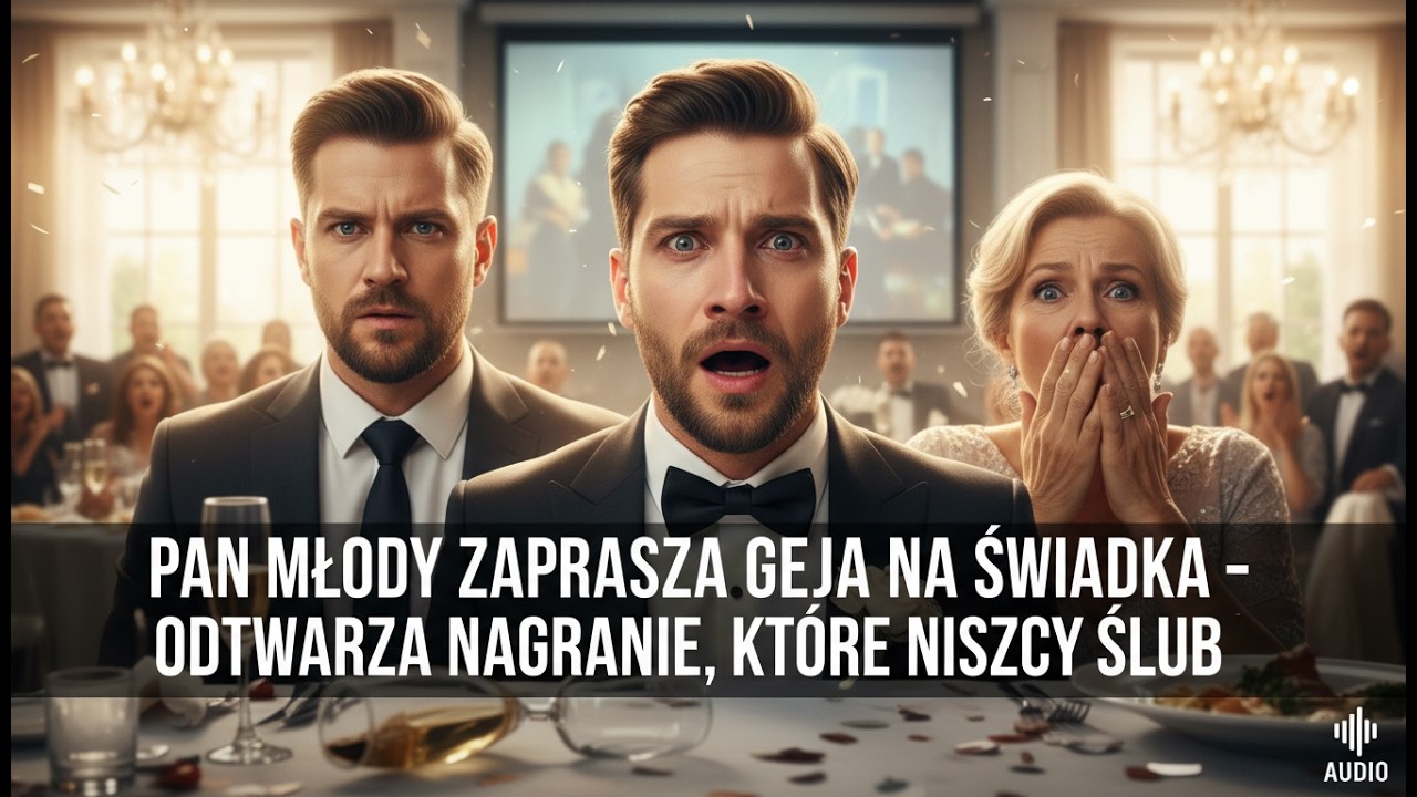 Pan Młody Zaprasza Geja Na Świadka – Odtwarza Nagranie, Które Niszczy Ślub