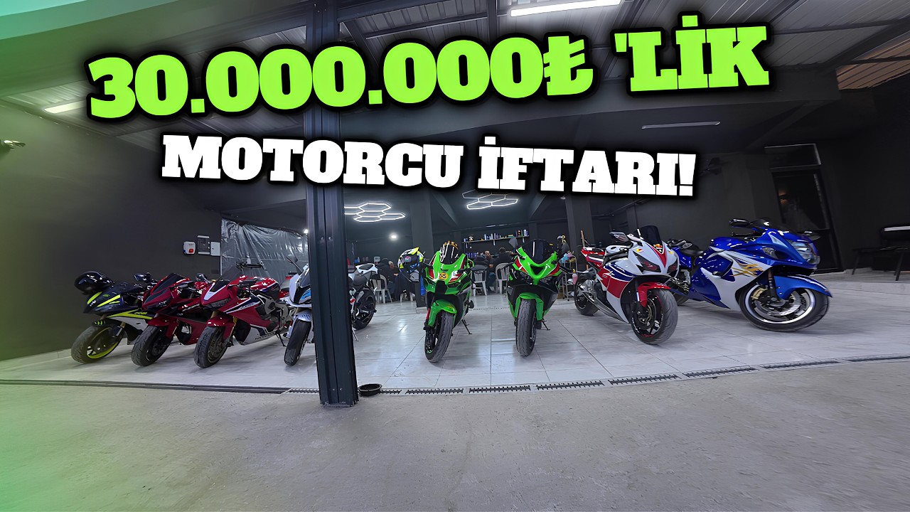 MİLYONLUK MOTORLAR İLE İFTARA GİTTİK ! EKİPLE GAZLADIK #motovlog