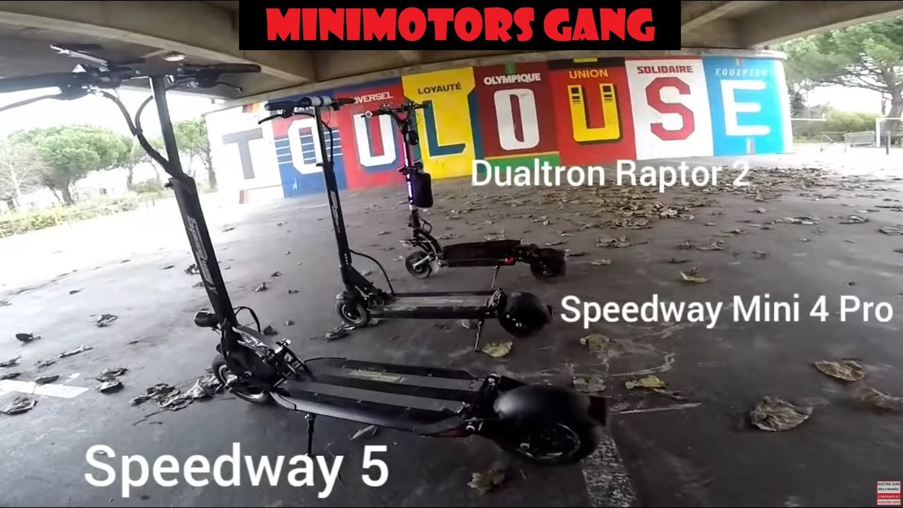 [ENG Sub] Toulouse Dualtron Minimotors Trottinette Électrique - Ride Session Speedway Ruima