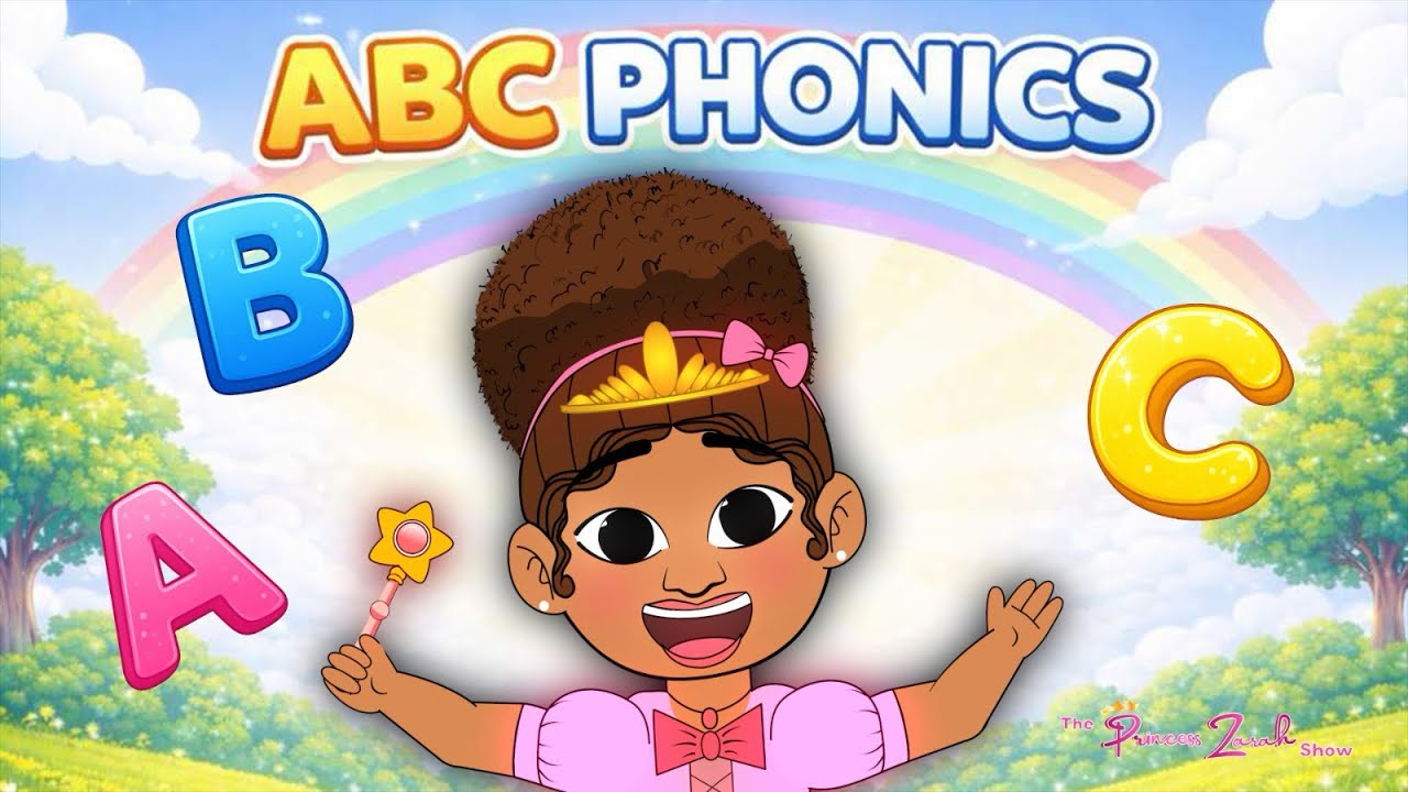 ABC Phonics Song for Toddlers 👑 | Learn Letter Sounds A-Z | The Princess Zarah Show