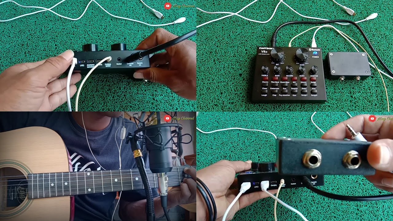 Fungsi Dan Cara Pakai SoundCard V8 Dan Converter Yang Benar