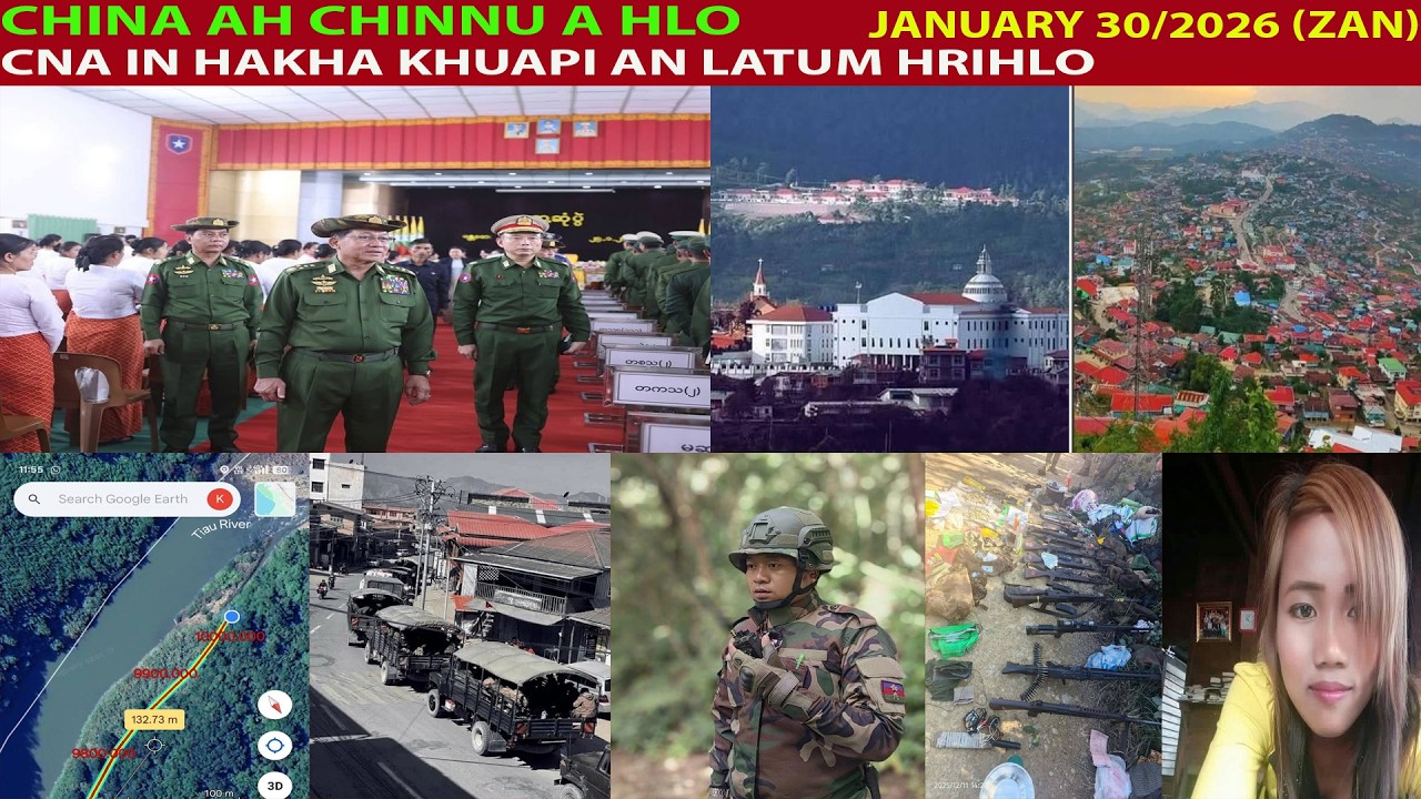 Jan 30 Zan: Falam Pengah Ralhrang 100 Tlun Kapthat. CNA In Hakha Khuapi An Latum Hrihlo