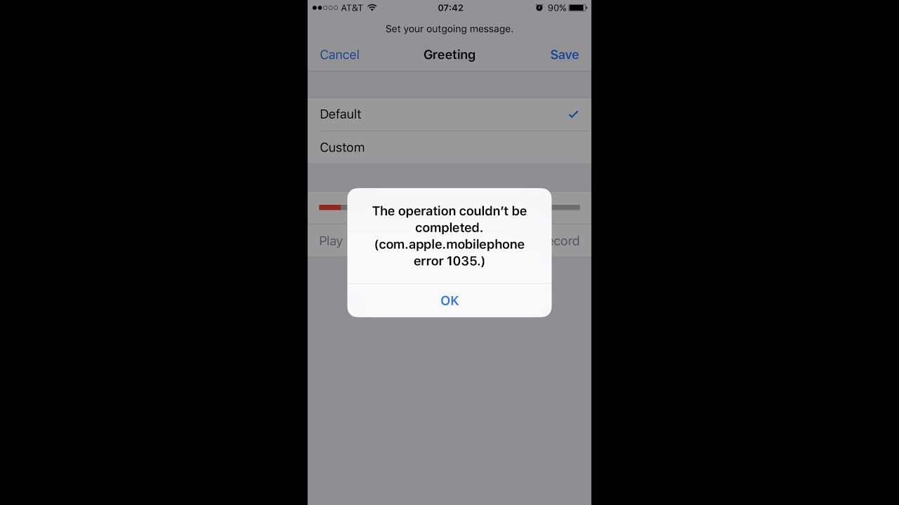 4 Ways To Fix Voicemail com.apple.mobilephone Error 1035 on iPhone