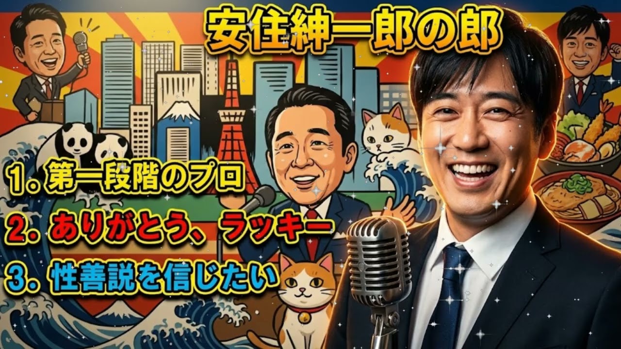 💦 【爆笑】安住紳一郎「道具を買って満足する人たち（笑）」 謎の称号『第一段階のプロ』認定トーク (作業用BGM)