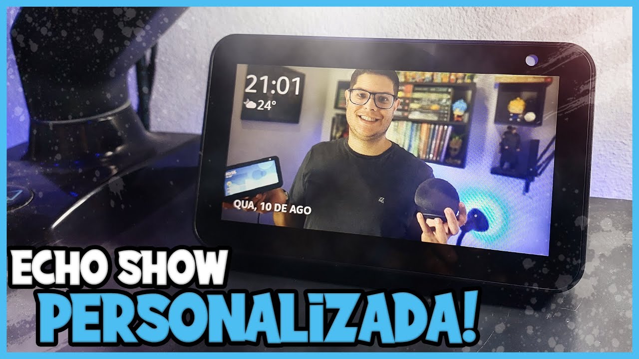 COMO COLOCAR FOTOS NA ECHO SHOW? COMO ALTERAR PLANO DE FUNDO DA ECHO SHOW? MUDAR TELA DE FUNDO ALEXA