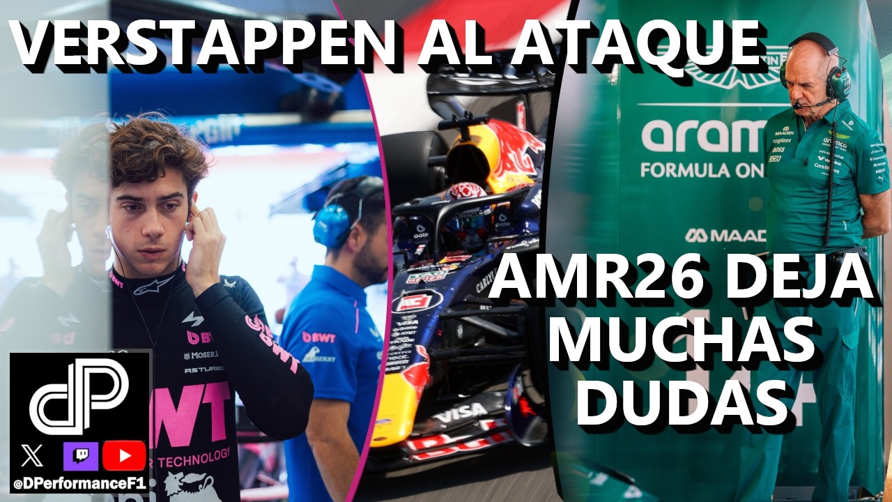 ASTON MARTIN SE AHOGA, COLAPINTO ARRANCA LA PRETEMPORADA Y LOS GRANDES ASUSTAN 🏎️🚥