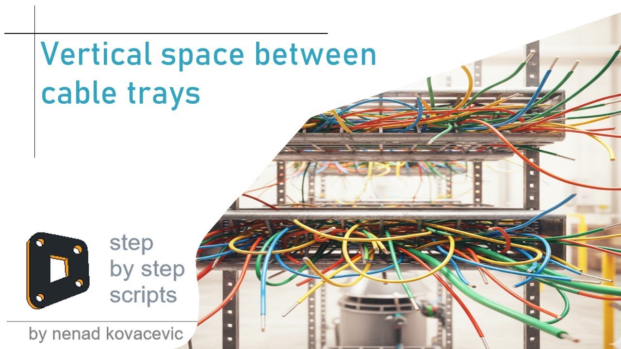 Vertical space for cable trays