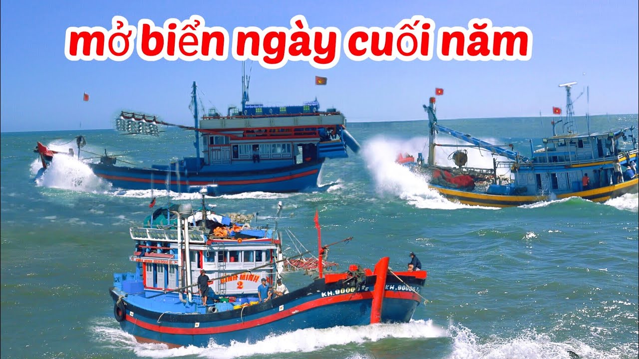 Đoàn Ghe Pha Xúc Mở Biển Những Ngày Cuối Năm!!!!