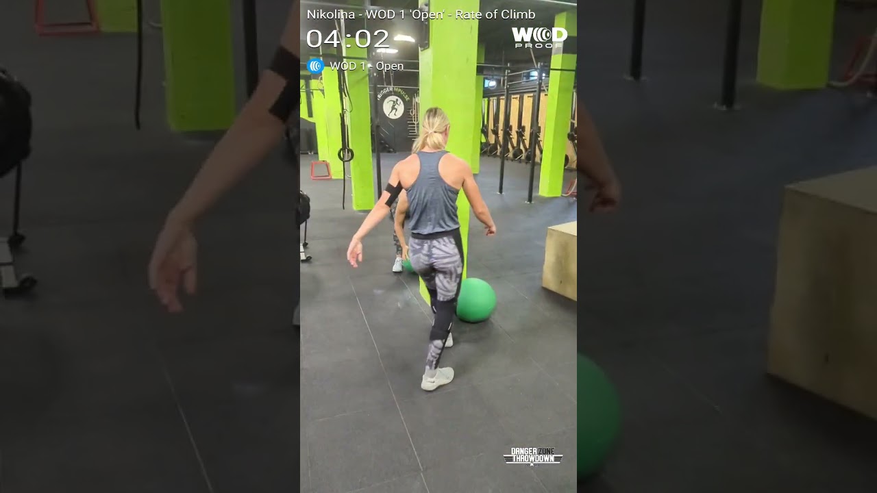 Nikolina Misimović - Dangerzone Throwdown WOD 1