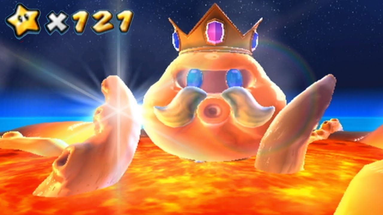 Super Mario Galaxy #4 King Kaliente Boss & 2 Stars - All 121 Stars 4k Walkthrough