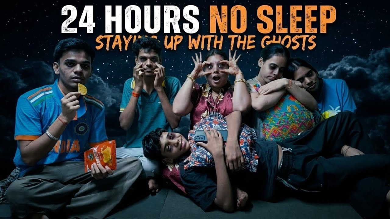 24 Hours No Sleeping Challenge 😴❌ | Raat ke 3 Baje Dikha Bhoot 😨| Day 42/100 | 