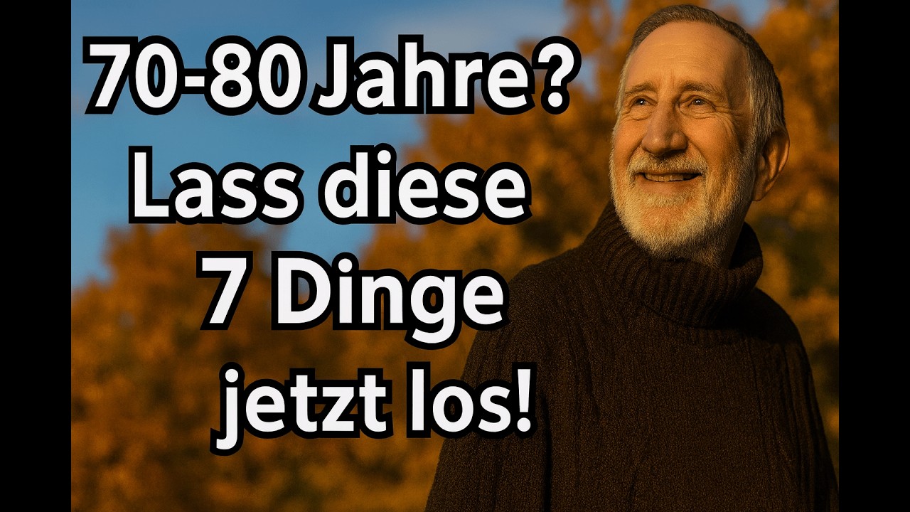 DAS machen gl&uuml;ckliche &auml;ltere Menschen anders: 7 Dinge, die dich nur belasten