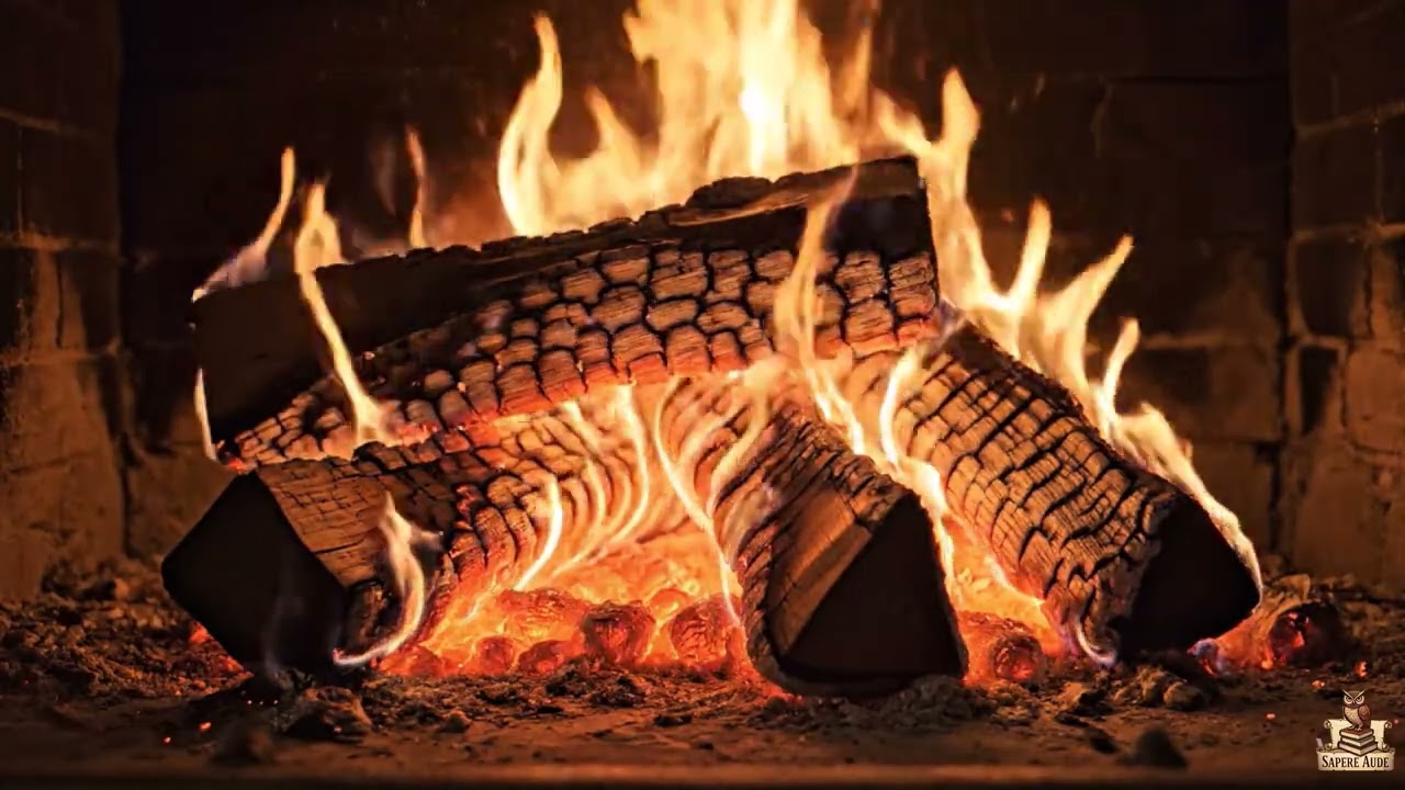 Rahatlatıcı Klasik Müzik ve Şömine Keyfi | Ders, Uyku 🔥Relaxing Classical Music & Cozy Fireplace