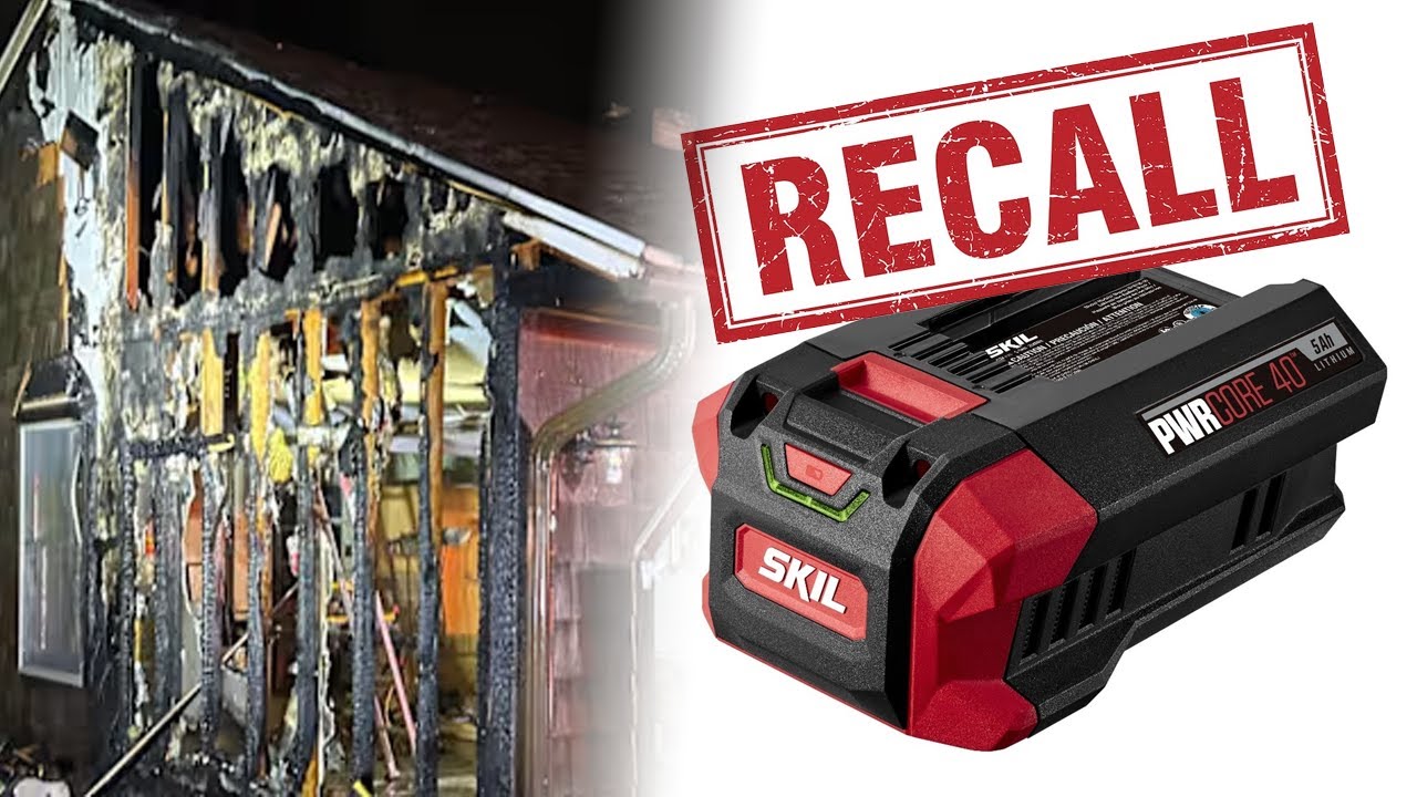 Lithium-Ion Fires: SKIL Recall, Garage Blaze, and Deadly Camper Fire