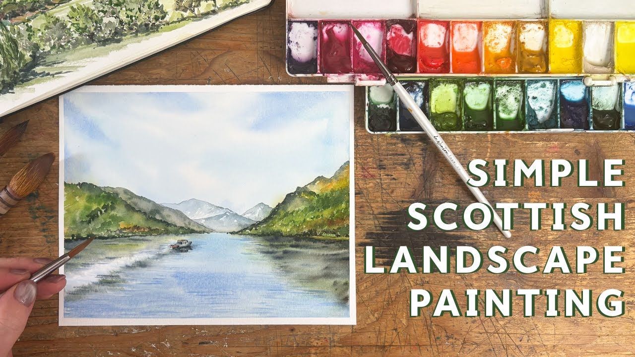 Last Chance To Paint With Me In Scotland! Book Your Space On My July 2025 Watercolour Retreat