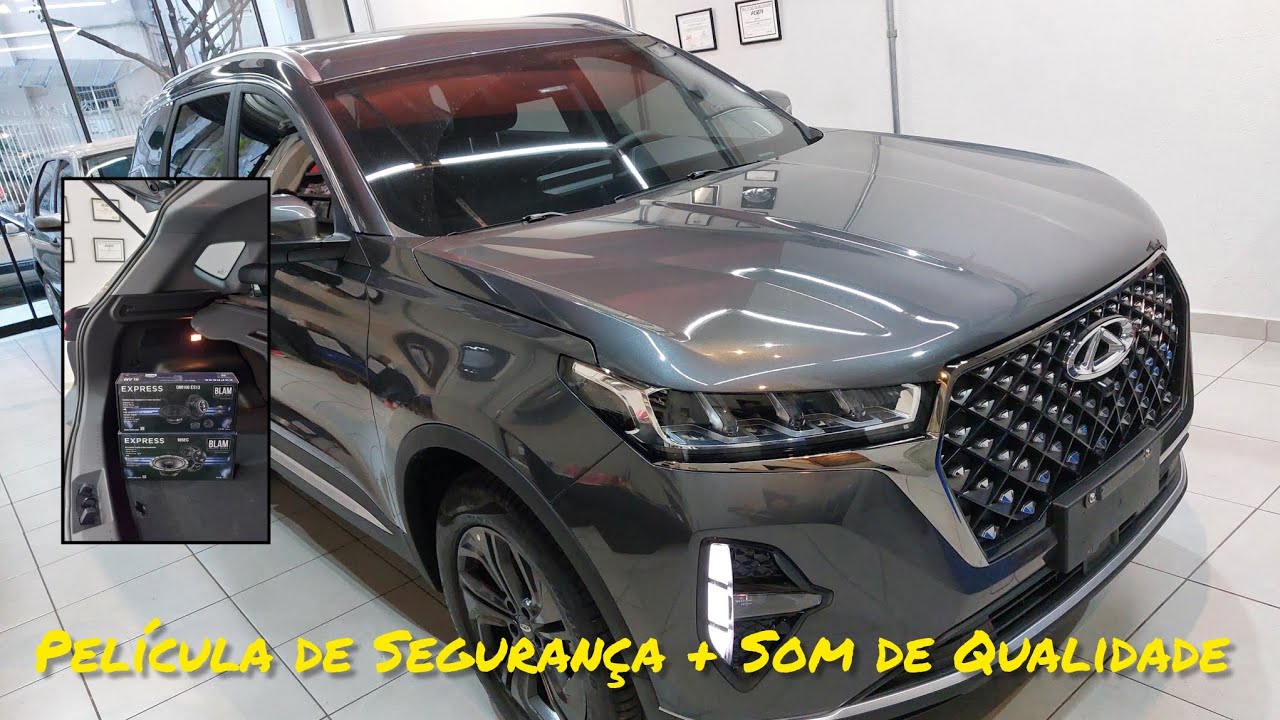 Som de Qualidade + Película de Segurança no Tiggo 7 Pro! Como melhorar o som do Tiggo?