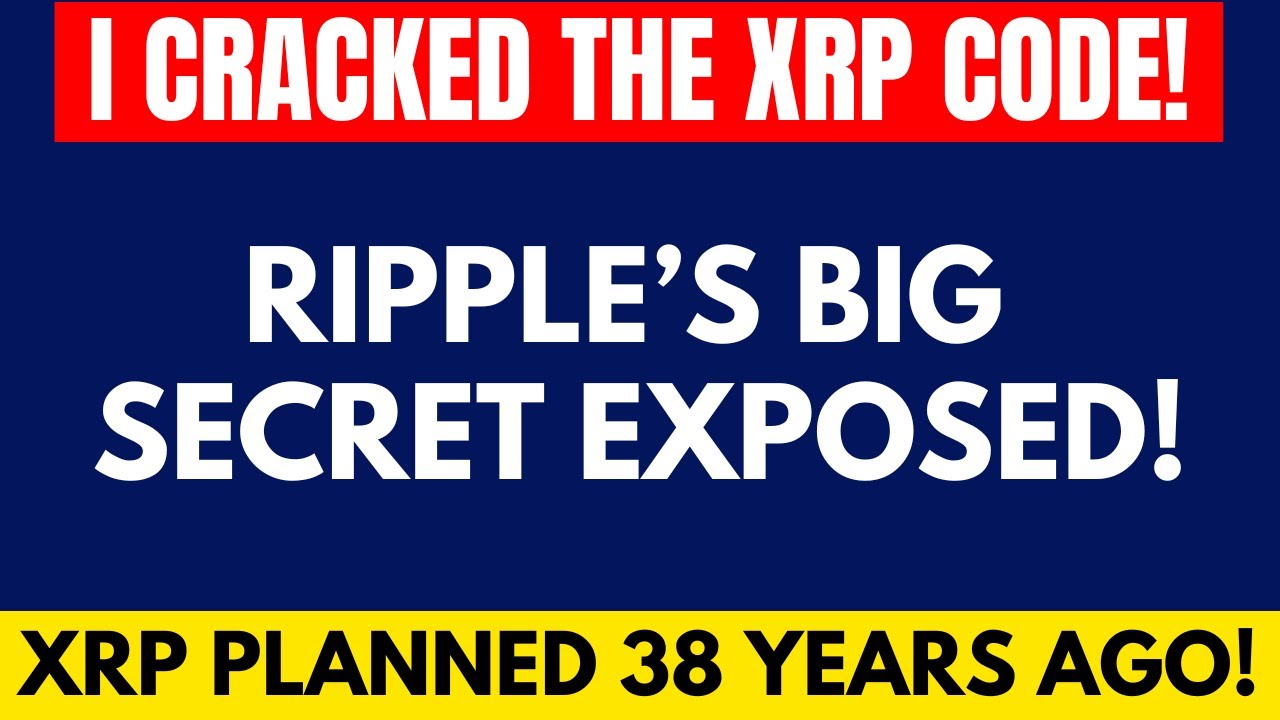 RIPPLE XRP EXPOSED: RIPPLE'S SECRET IDENTITY REVEALED!