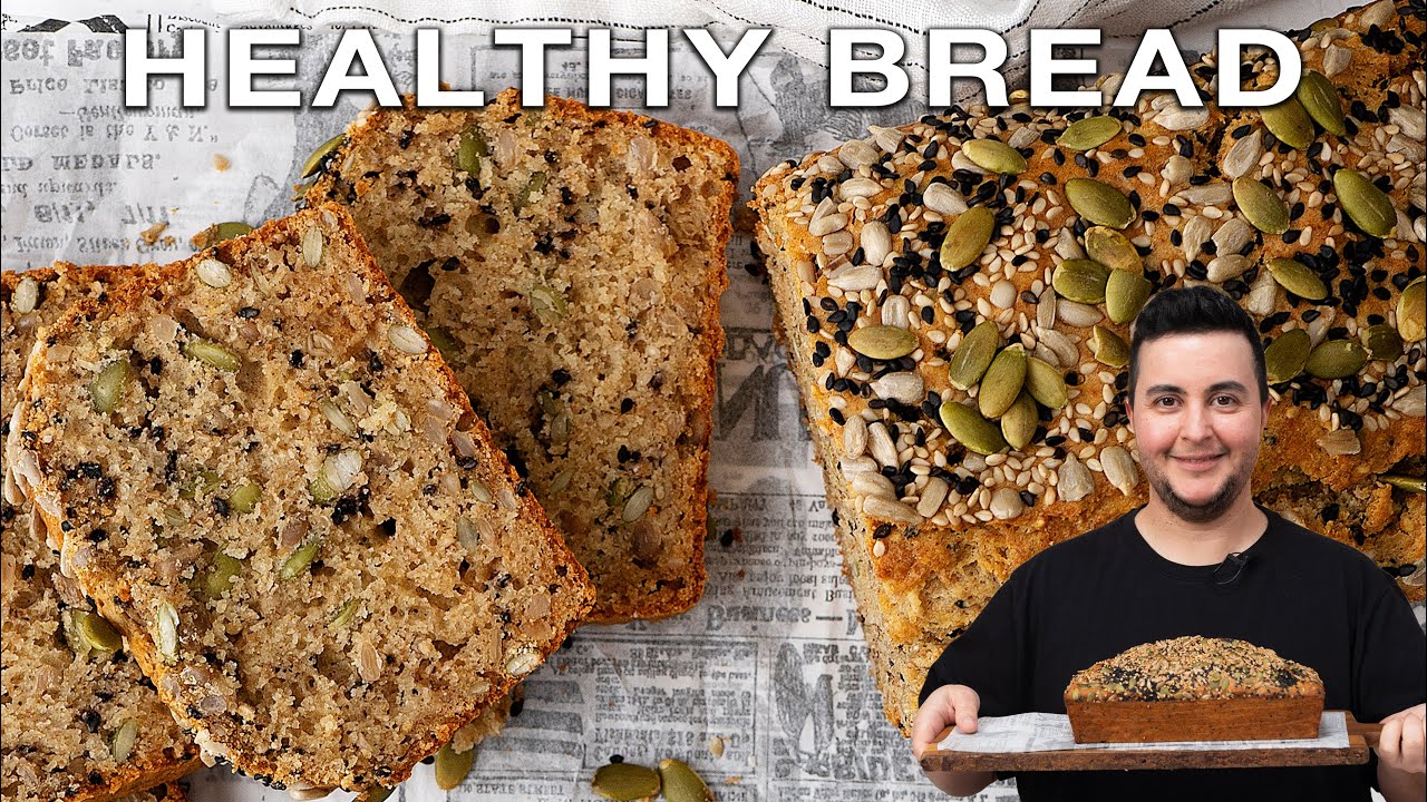 We make this NO-KNEAD multiseed bread all the time!