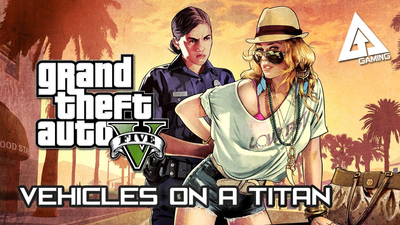 GTA 5 Gameplay - How To Load Vehicles On To A Titan Cargo Plane (Grand Theft Auto V)