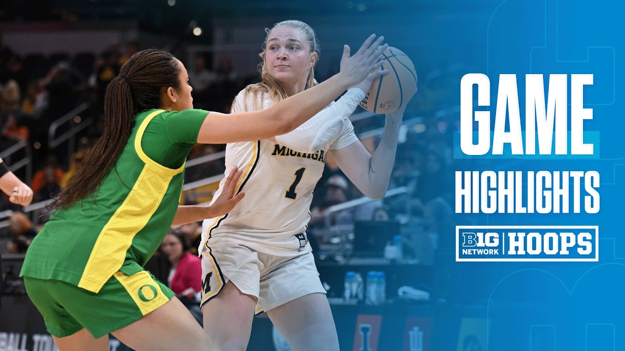 Oregon vs. Michigan | HIGHLIGHTS | 2026 Big Ten Women's Basketball Tournament | 03/06/26