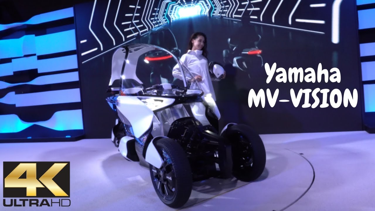 New YAMAHA MW-VISION Demonstration Run - ヤマハ MW ヴィション  デモンストレーション走行 - 2019 Tokyo Motor Show