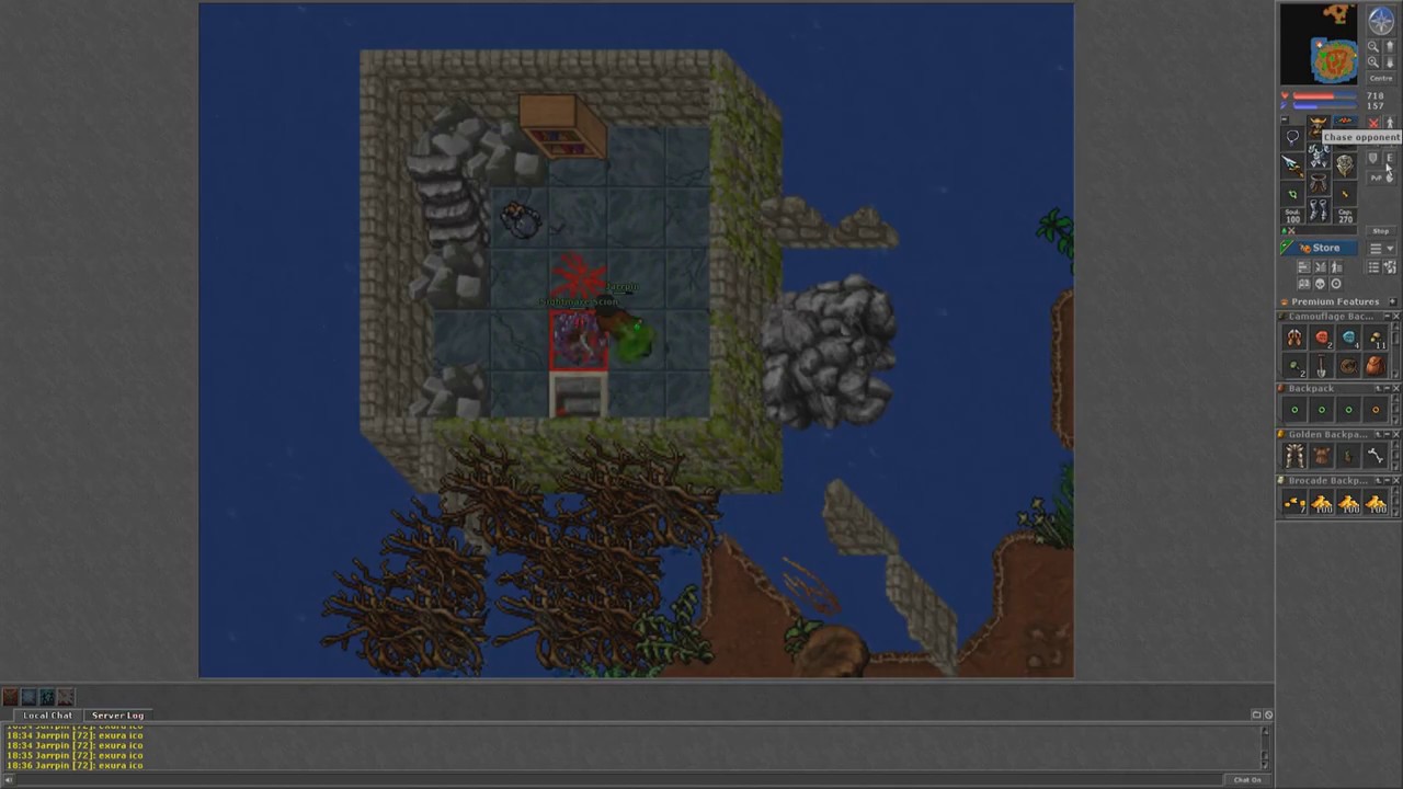 Tibia. Robson Isle expowisko dla darmowego konta
