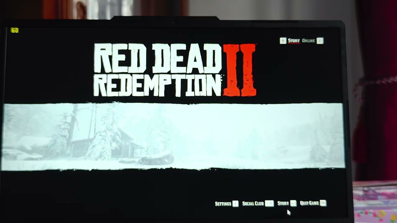 Red Dead redemption 2 on MSI Cyborg.