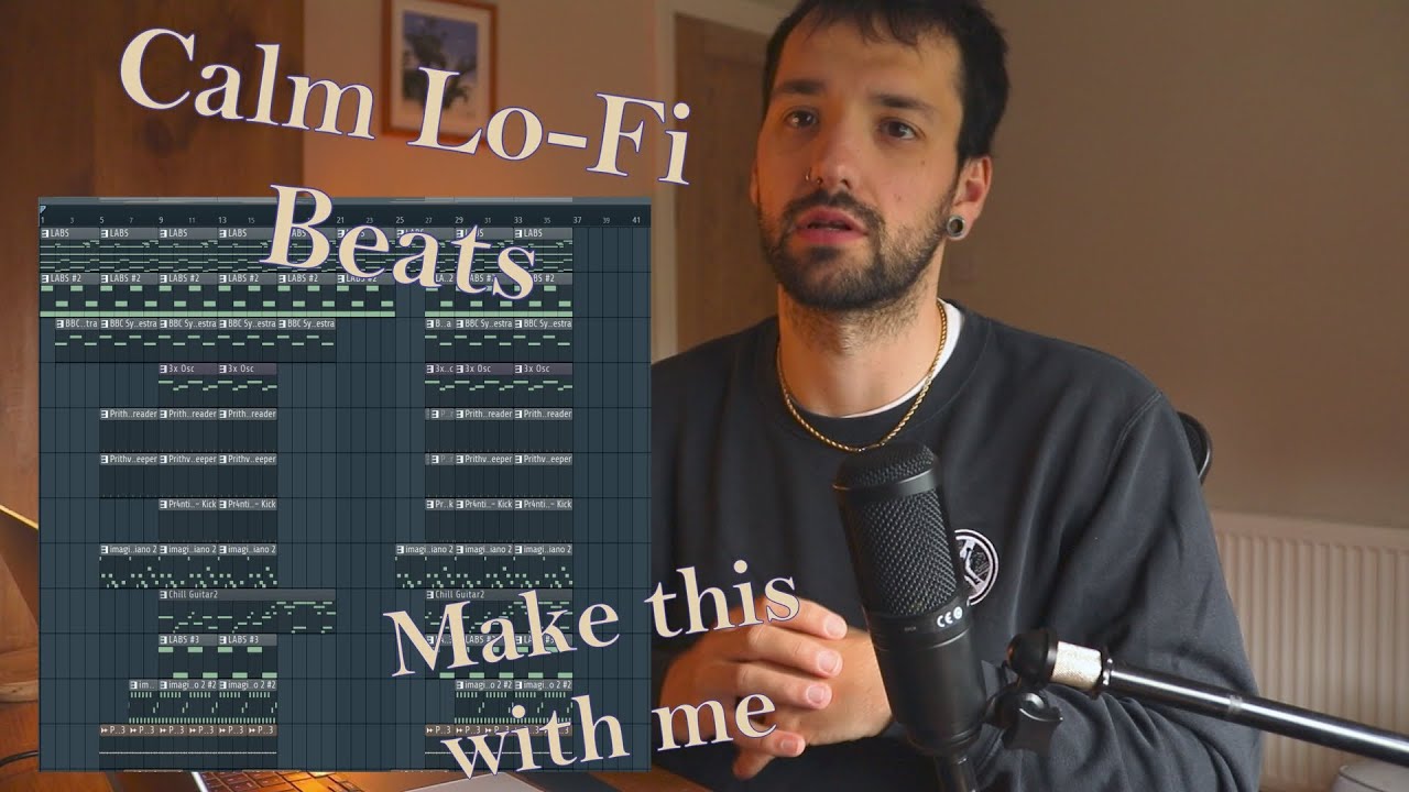 Создание спокойного лоу-фай хип-хоп бита в Fl Studio 21 с нуля | Учебник по созданию битов