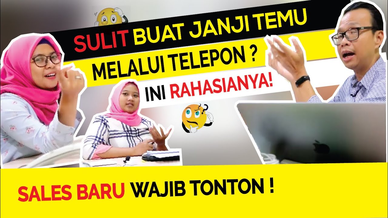 Sulit buat janji temu melalui telepon? ini rahasianya! Sales baru wajib tonton
