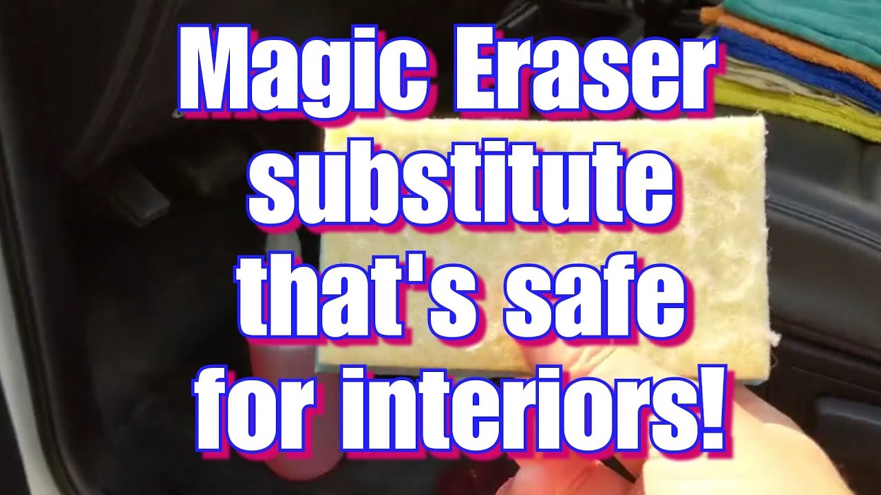 Magic Eraser substitute that's safe for interiors!