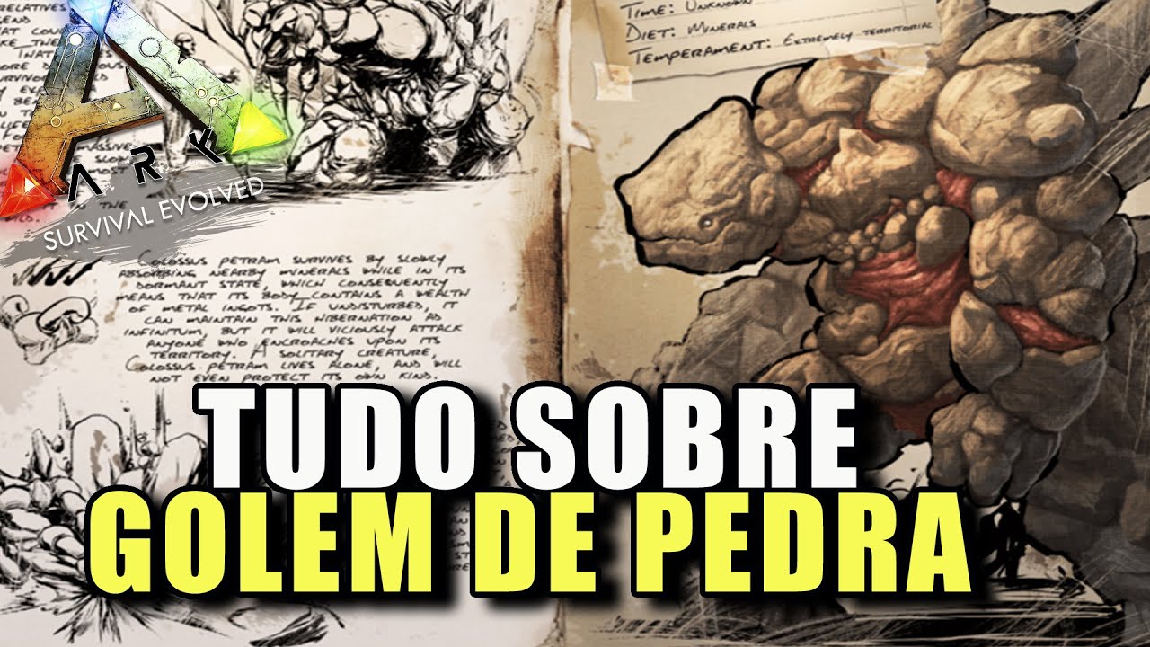 ARKDEX - Golem de Pedra - Rock Elemental - Stone Golem - ARK Survival Evolved