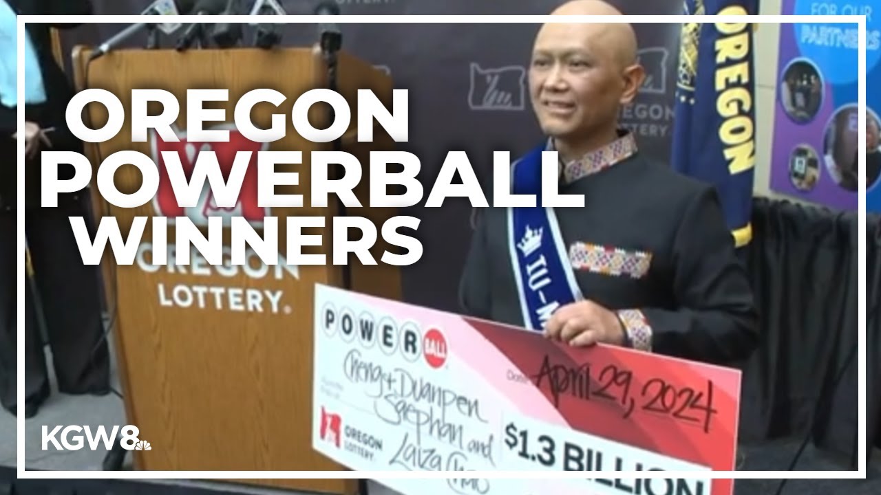 Oregon winners of $1.3B Powerball jackpot: Husband, wife and friend | Complete news conference