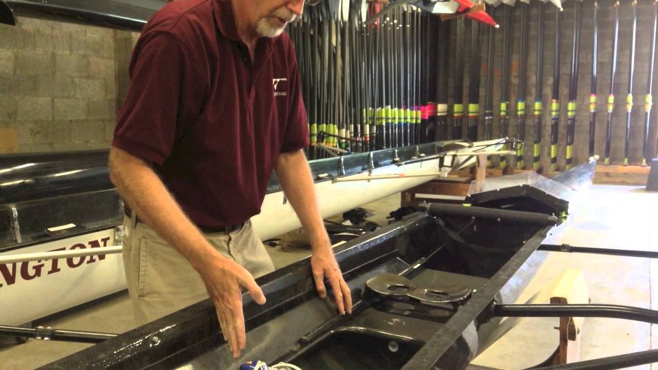 Adjusting Seat Tracks In A Rowing Shell