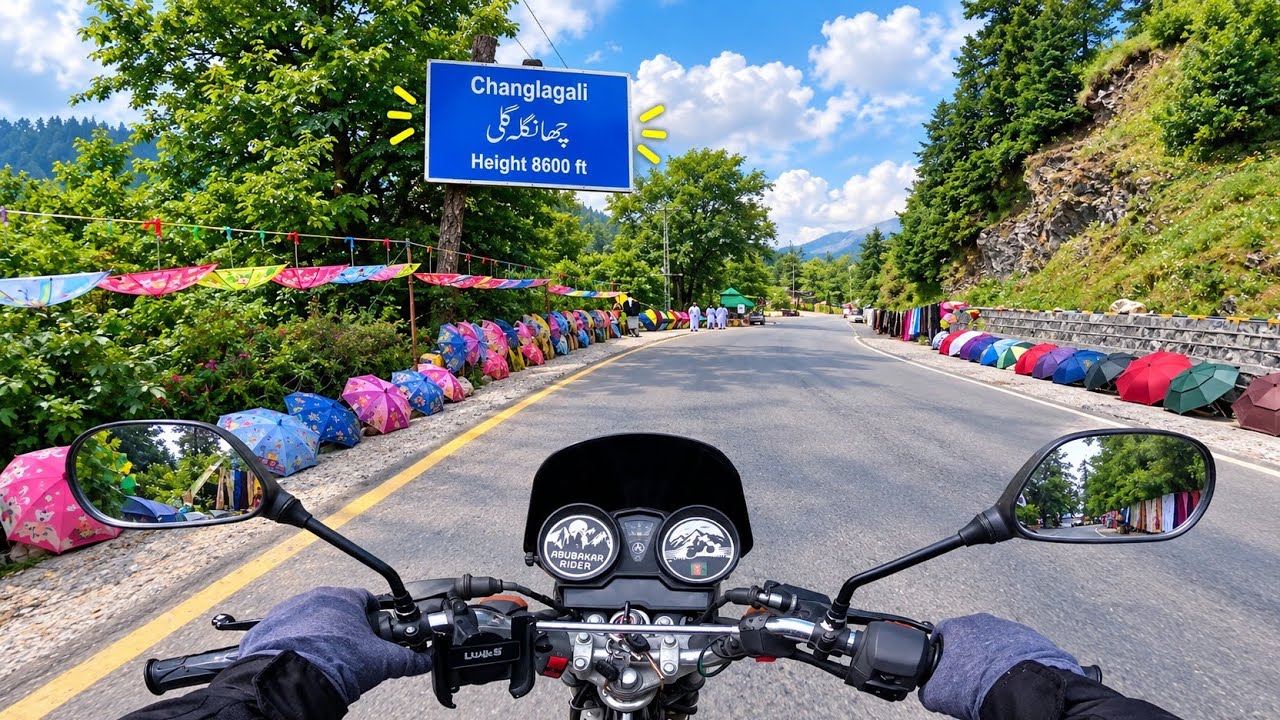 Islamabad to Changla Gali 🏍️ | Galiyat Bike Trip & Latest Weather Update