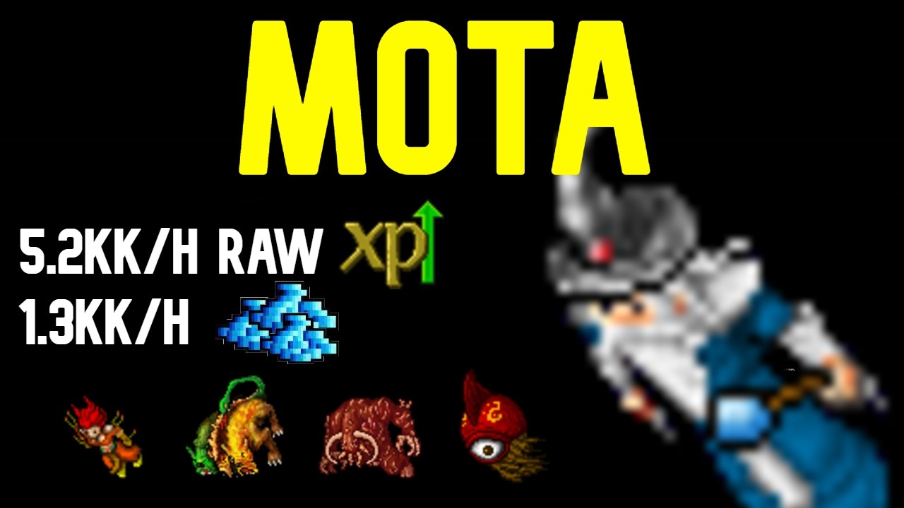 HUNT RP 700+ MOTA DE THAIS 1.3KK/H 5.2KK RAW