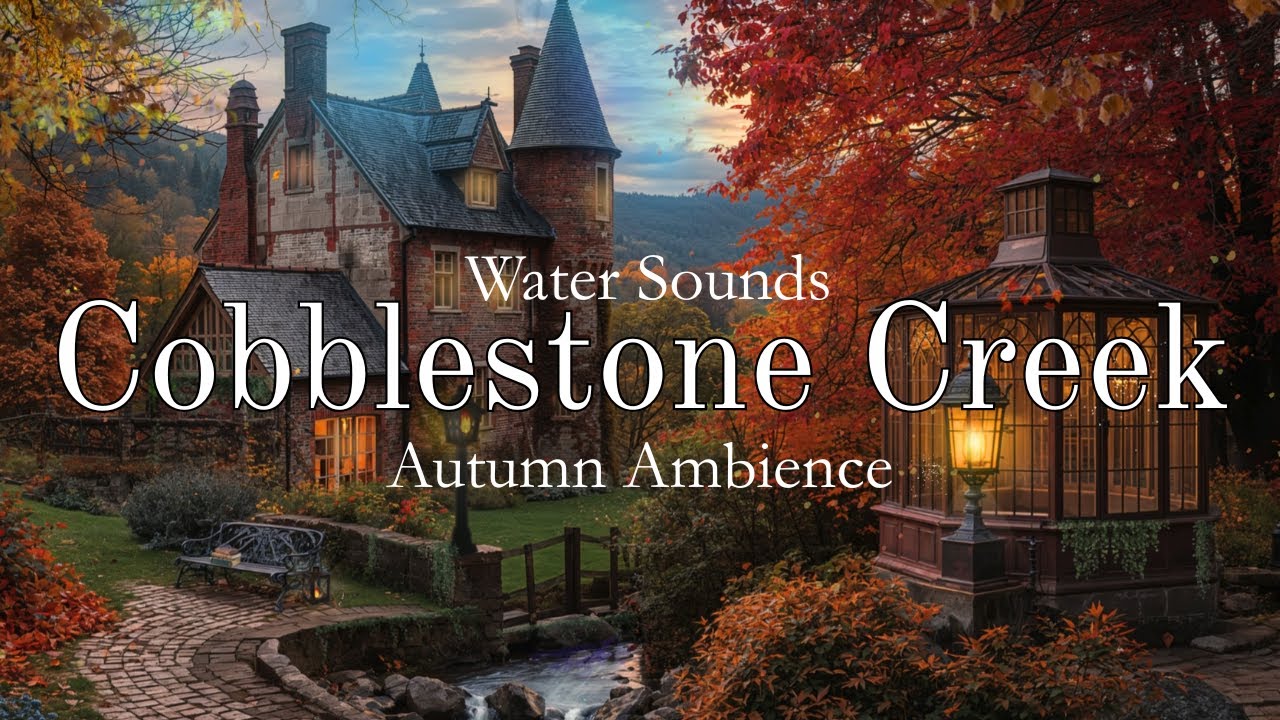 Cobblestone Creek | Fall Ambience With Gentle Creek Sounds