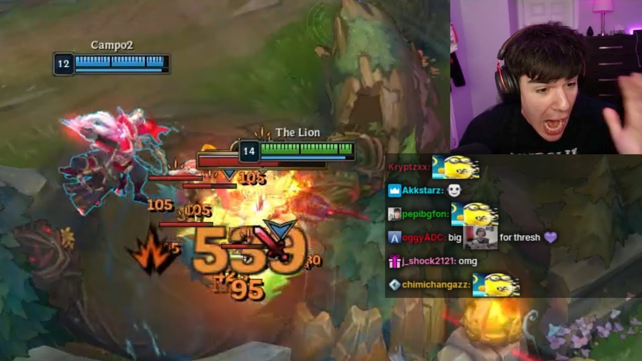 nickich crashes out at his thresh support who hasn't played the game since 2025