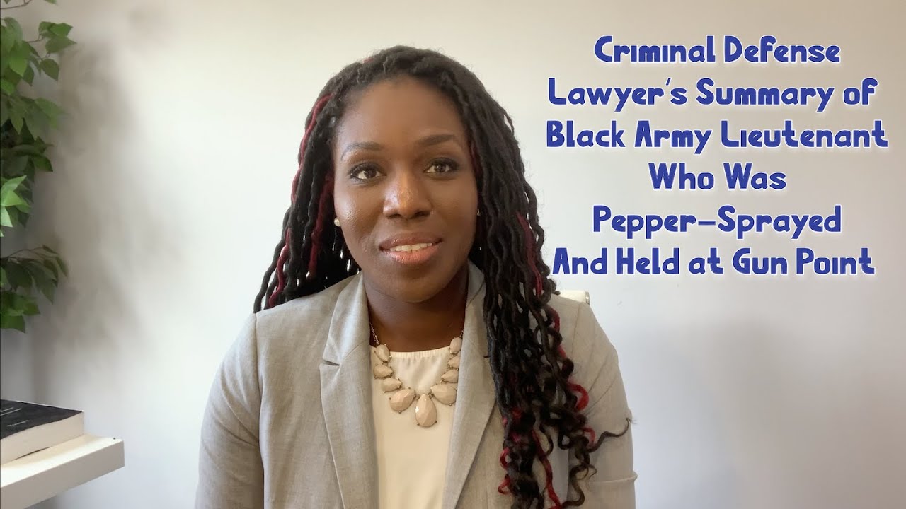Criminal Lawyer Explains Black Army Lieutenant Caron Nazario's Police Encounter in Windsor, VA.