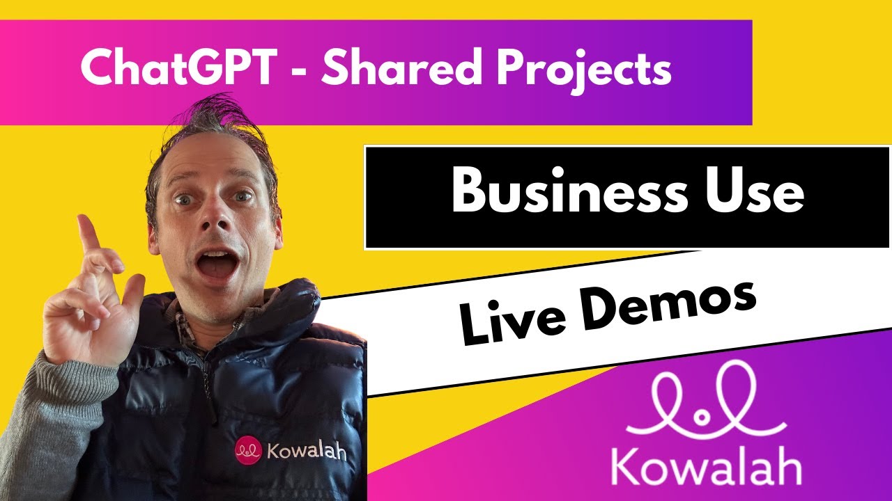 ChatGPT - Shared Projects - Live Demo and How to Use