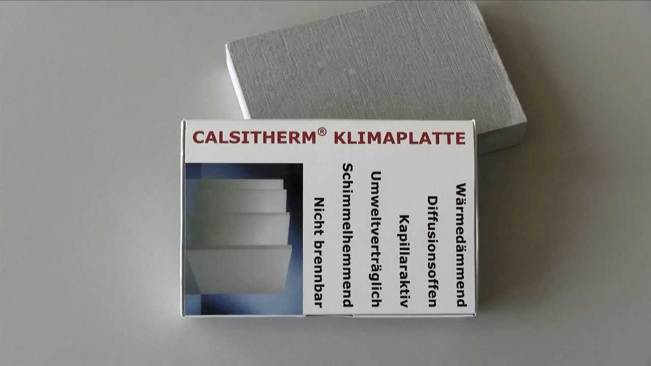 Schimmel vorbeugen mit HAGA Calsitherm Klimaplatte