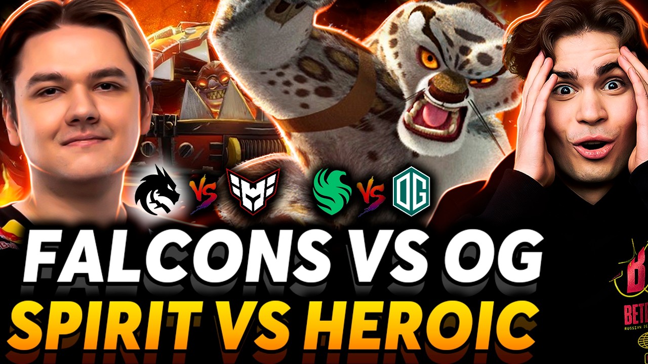 Один против ВСЕХ! Новая молодая легенда. Nix и Alagon смотрят Spirit vs Heroic и Falcons vs OG