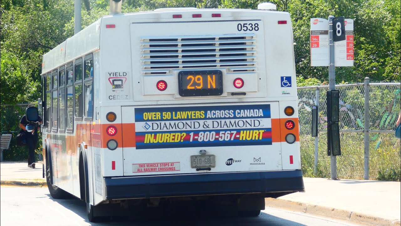 [RETIRED] (Ride Video) MiWay 2005 New Flyer D40LF 0556 On Route 29 Park Royal-Homelands
