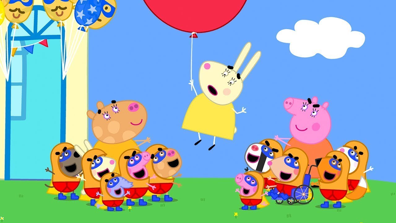 Miss Rabbit Flies Away 😳 🐽 Peppa Pig Surprise